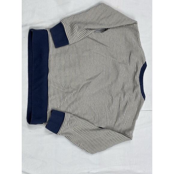 Crewcuts Everyday Navy White Stripe Bunny Face Sweatshirt Size 10 - Picture 6 of 6